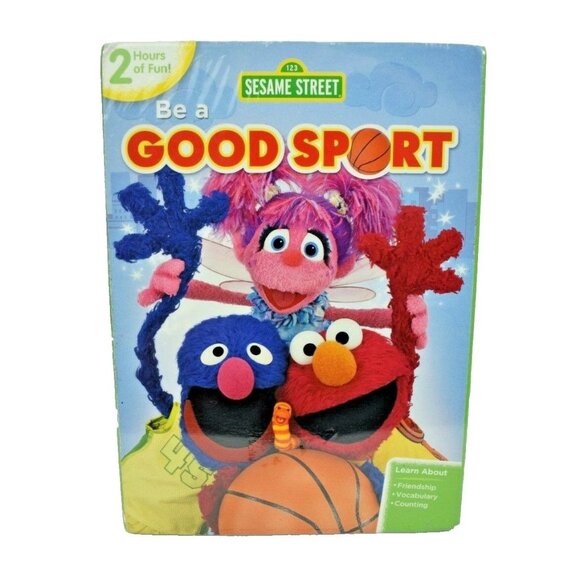 Sesame Street Other - Sesame Street: Be a Good Sport DVD, 2012 Friendship, Vocabulary Warner Video